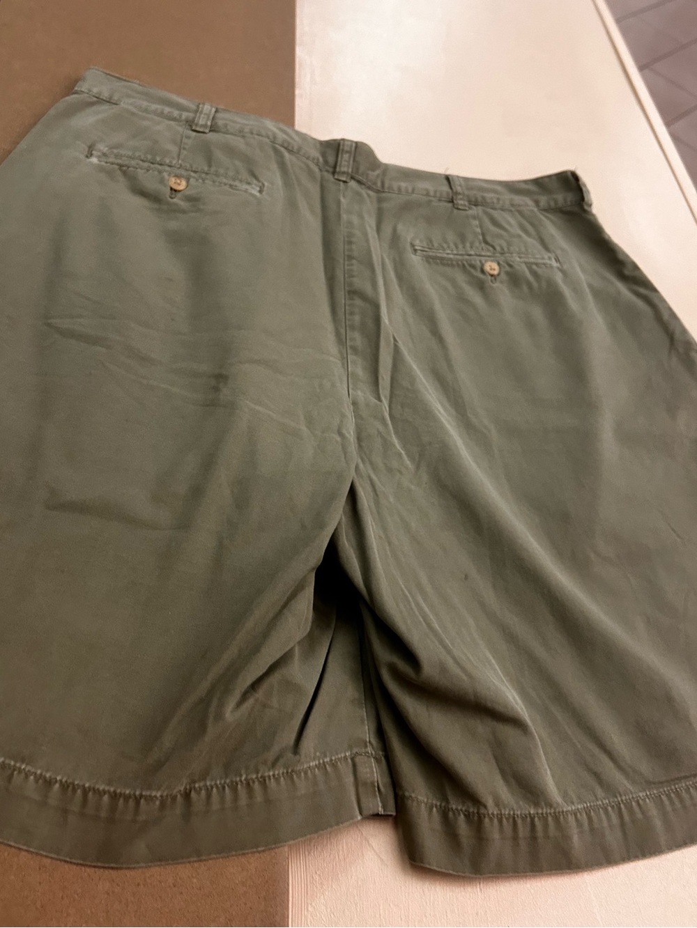Shorts Polo by Ralph Lauren Green Flat Front Shorts 38 waist vintage😁 vintage